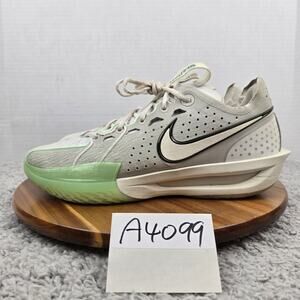 Nike Mens 10.5 Air Zoom GT Cut 3 Vapor Green Bone Basketball Shoe DV2913-003